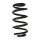 Suspension Spring Rear Axle Coil spring with constant wire diameter SPIDAN for BMW X1