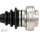 Drive Shaft 615 mm LÖBRO for e.g. BMW 3er