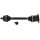 Drive Shaft 495 mm LÖBRO for e.g. AUDI A4