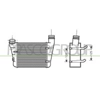 Intercooler PRASCO for AUDI A4 B6