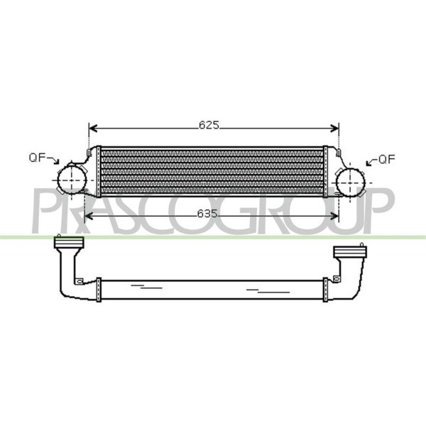 Intercooler PRASCO for BMW 3 (E46)