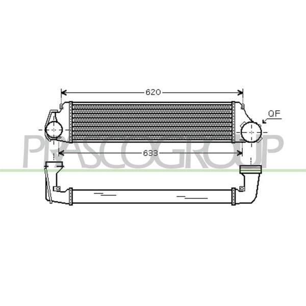 Intercooler PRASCO for BMW 3 (E46)