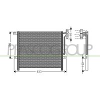 Condenser Air Conditioning PRASCO for BMW X3 (E83)