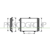 Condenser air conditioning PRASCO for CITROËN DS3 (SA_)