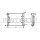 Radiator engine cooling PRASCO for FIAT 500 C