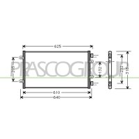 Kondensator Klimaanlage PRASCO für FIAT PUNTO (188_)