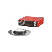 2 brake discs full Ø 268 mm 12 mm coated BREMBO for e.g. PEUGEOT 308