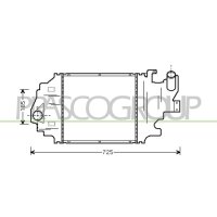 Intercooler PRASCO for RENAULT CLIO II