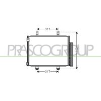 Condenser air conditioning PRASCO for SWIFT IV