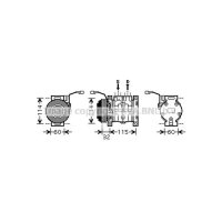 Compressor air conditioning PRASCO for LIANA hatchback