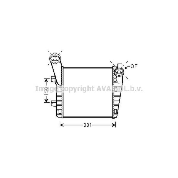 Ladeluftkühler PRASCO für AUDI Q7 (4LB)