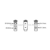 Expansion valve air conditioning PRASCO for VOLVO S80 I