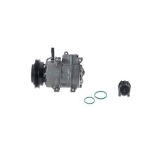 Klimakompressor 12 V Ø 125 mm MAHLE passend für u.a. HYUNDAI ACCENT