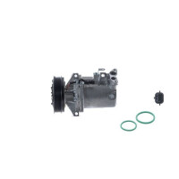 Air conditioning compressor 12 V Ø 125 mm MAHLE suitable for e.g. DACIA DUSTER