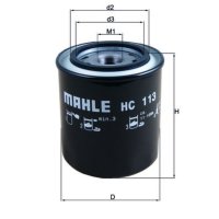 Hydraulikfilter Automatikgetriebe 115mm MAHLE für...