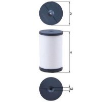 Hydraulikfilter Automatikgetriebe Filtereinsatz MAHLE...