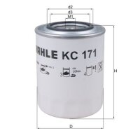 Kraftstofffilter anschraubbar Ø 108 mm MAHLE für u.a. ASTRA HD 8