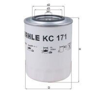 Kraftstofffilter Anschraubfilter 108mm MAHLE für...