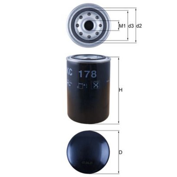 Kraftstofffilter MAHLE für DAF