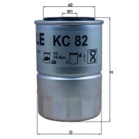 Kraftstofffilter Anschraubfilter 79,5mm MAHLE für...