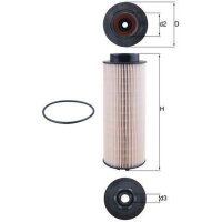 Kraftstofffilter Filtereinsatz 105,5mm MAHLE für DAF...