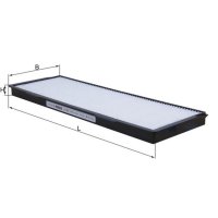 Cabin filter particle filter KNECHT for SCANIA