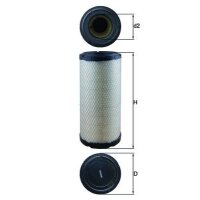 Luftfilter-Einsatz reinigend absorbierend MAHLE passend...