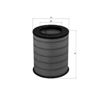Luftfilter Filtereinsatz MAHLE für VOLVO
