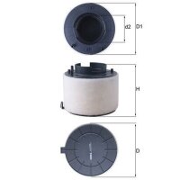 Luftfilter Filtereinsatz MAHLE für AUDI A4 B8 Avant...