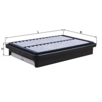 Air filter filter insert KNECHT for NEXO