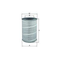 Luftfilter Filtereinsatz MAHLE für SCANIA