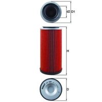 Luftfilter Filtereinsatz MAHLE für NISSAN PATROL GR...