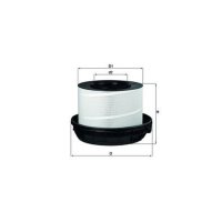 Luftfilter MAHLE für MERCEDES