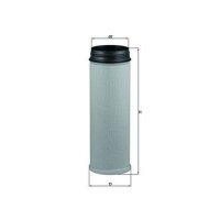 Sekundärluftfilter Filtereinsatz 155mm MAHLE...
