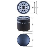 Ölfilter Filtereinsatz MAHLE für ALFA ROMEO 145