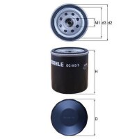 Ölfilter Anschraubfilter 75mm MAHLE für OPEL...
