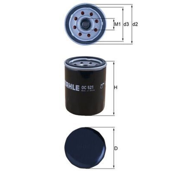 Ölfilter MAHLE für ACCENT V Stufenheck