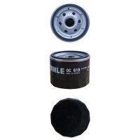 Screw-on oil filter Ø 76 mm MAHLE filtration...