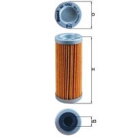 Oil filter insert cleaning Ø 33.5 mm MAHLE...