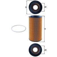 Ölfilter MAHLE für DAF SOLARIS