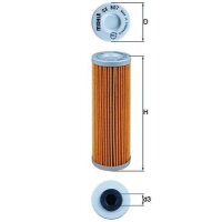 Cleaning oil filter insert Ø 41.5 mm MAHLE for KTM...