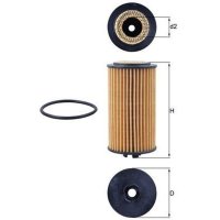 Ölfilter MAHLE für OPEL ASTRA J