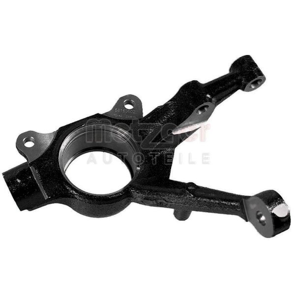 Steering Knuckle Wheel Suspension front axle right METZGER for FIAT SEICENTO