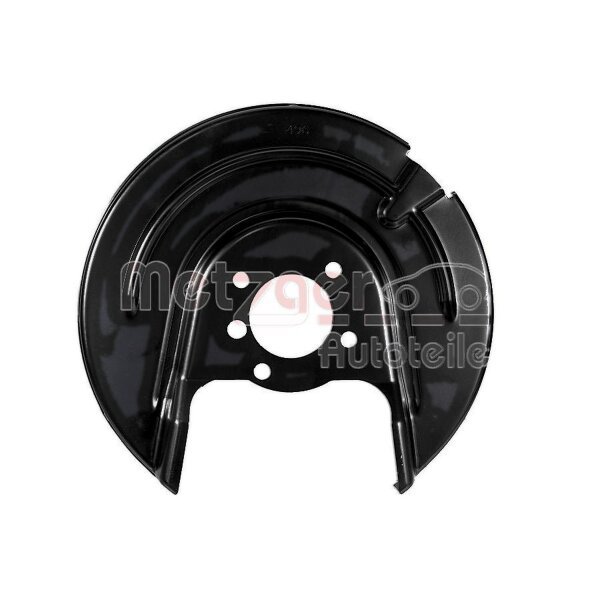 Spray Plate Brake Disc rear right sheet steel METZGER for e.g. SEAT LEON
