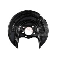 Spray Plate Brake Disc rear right sheet steel METZGER for...