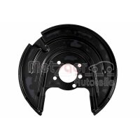 Spray Plate Brake Disc rear right sheet steel METZGER for...