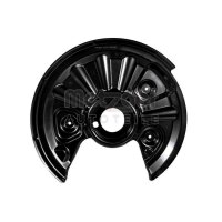 Spray Plate Brake Disc rear left sheet steel METZGER for...