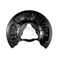 Spray Plate Brake Disc rear left sheet steel METZGER for...