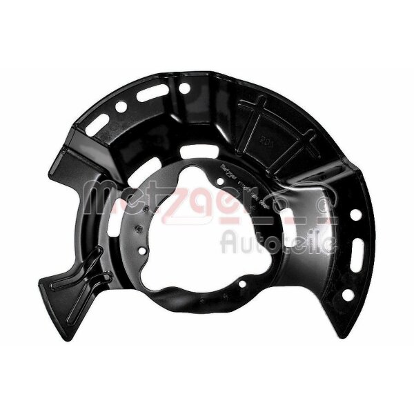Spray Plate Brake Disc front left sheet steel METZGER for e.g. HYUNDAI i30