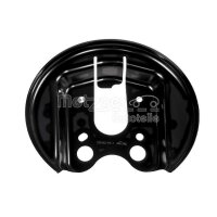 Spray Plate Brake Disc rear right sheet steel METZGER for...